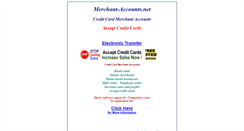 Desktop Screenshot of merchant-accounts.net